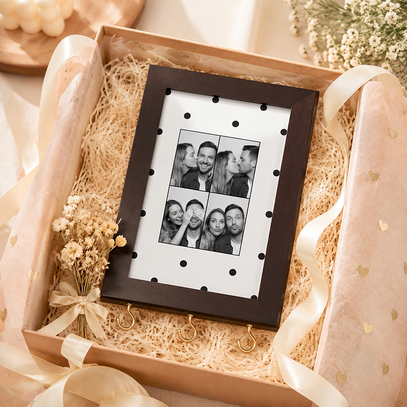 Personalized Couple Photo Frame Key Holder