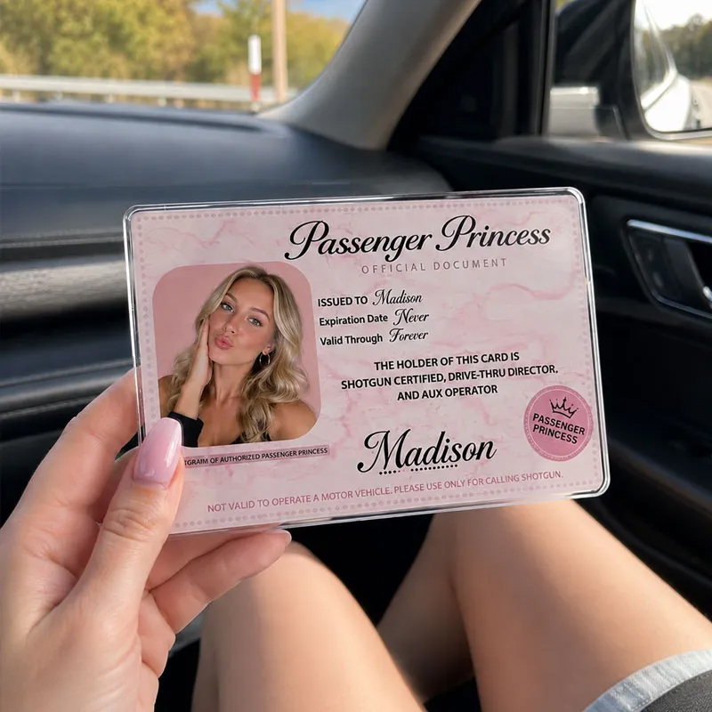 Personalized Passenger Princess Card– Forever Valid VIP Card