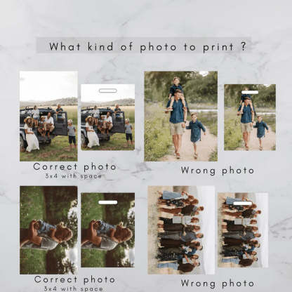 Personalized Photo Keychain - Man Accessory Leather Keychain