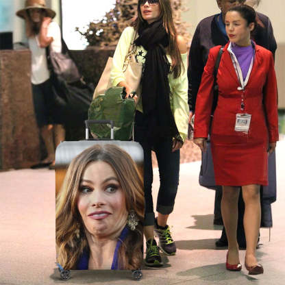 Elastic Printed Luggage Dust Cover