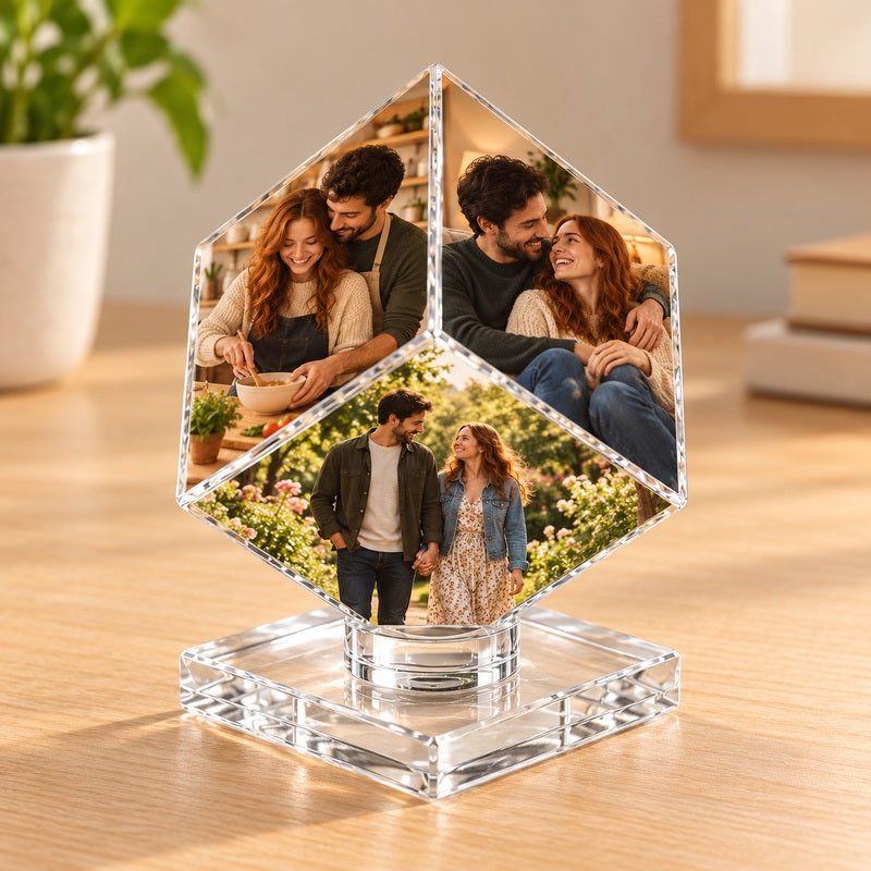 Photo display under natural light