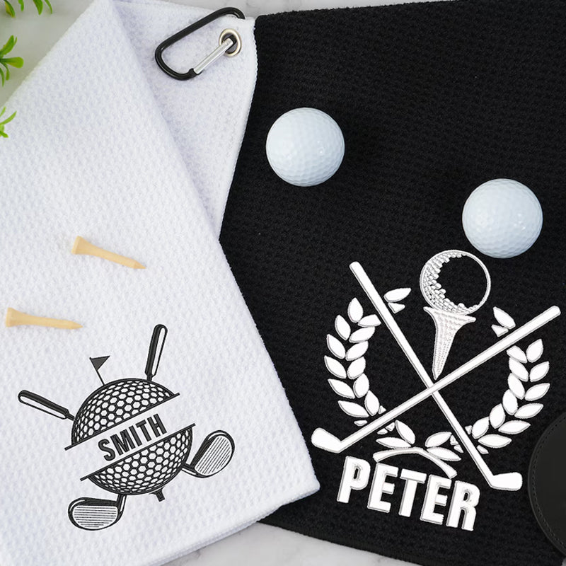 Custom Embroidered Golf Towel