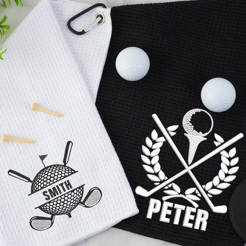 Custom Embroidered Golf Towel