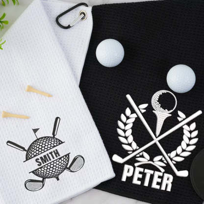 Custom Embroidered Golf Towel