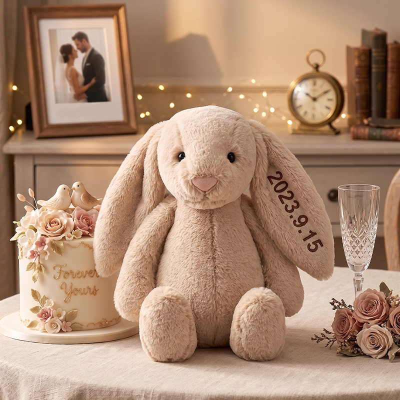 Personalized Bunny Plush– A Comfort Gift for Her