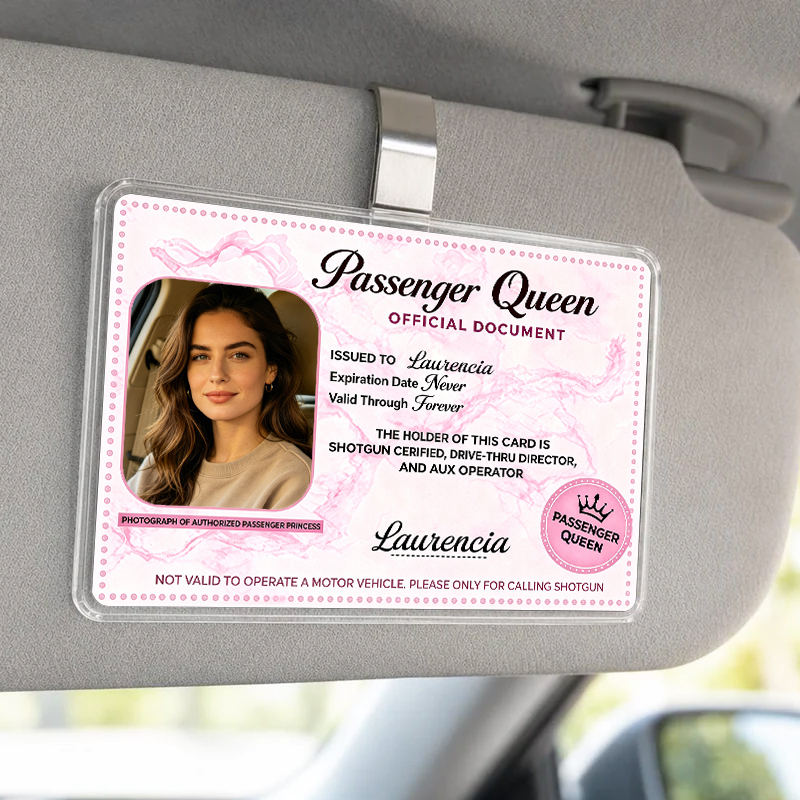 Personalized Passenger Queen Card– Forever Valid VIP Card