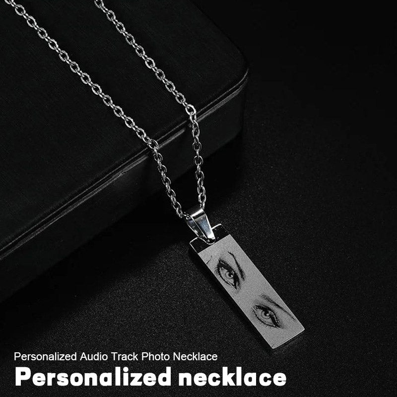 Personalised Eyes Photo Necklace