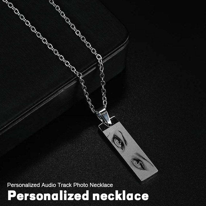 Personalised Eyes Photo Necklace