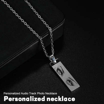 Personalised Eyes Photo Necklace