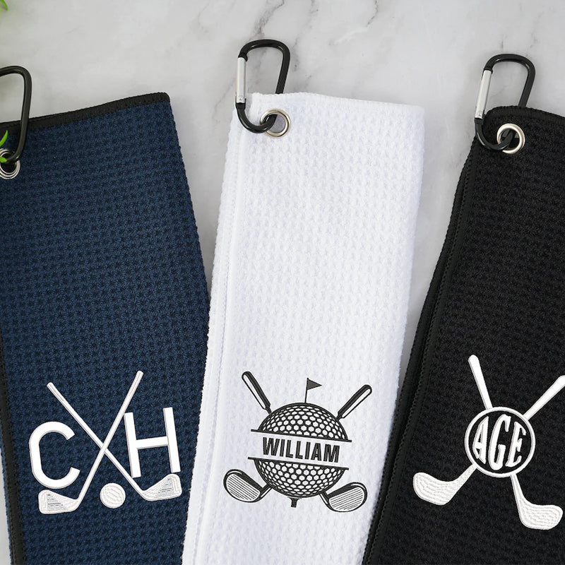 Custom Embroidered Golf Towel