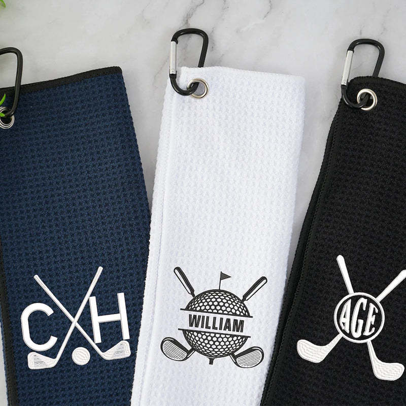 Custom Embroidered Golf Towel