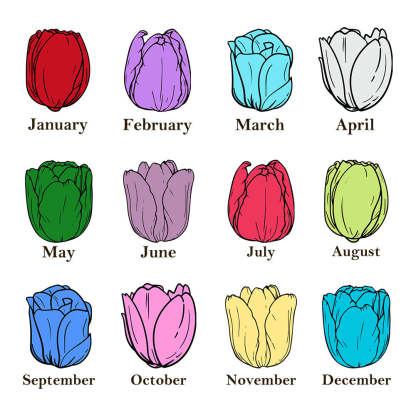 Personalised Wooden Tulip Decoration