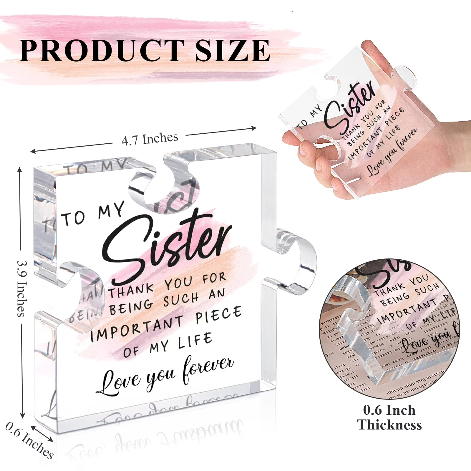 Personalized Puzzle Piece Acrylic Plaque
