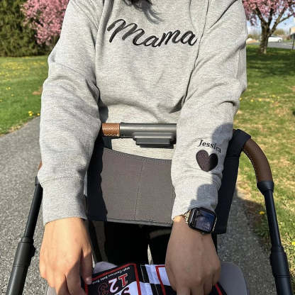 Personalized Mama Embroidered Sweatshirt
