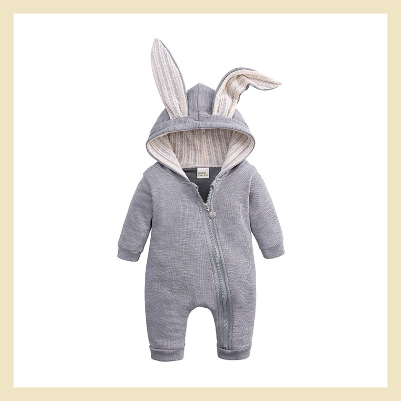 Personalized Multicolor Embroidered Name Bunny Ears Bodysuit