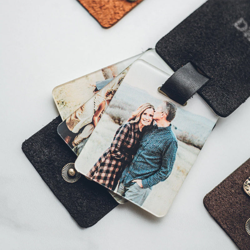 Personalized Photo Keychain - Man Accessory Leather Keychain