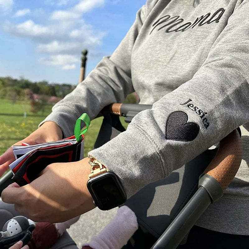 Personalized Mama Embroidered Sweatshirt