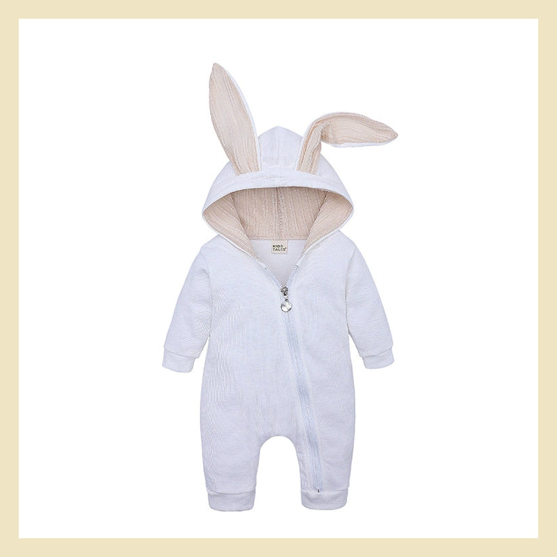 Personalized Multicolor Embroidered Name Bunny Ears Bodysuit
