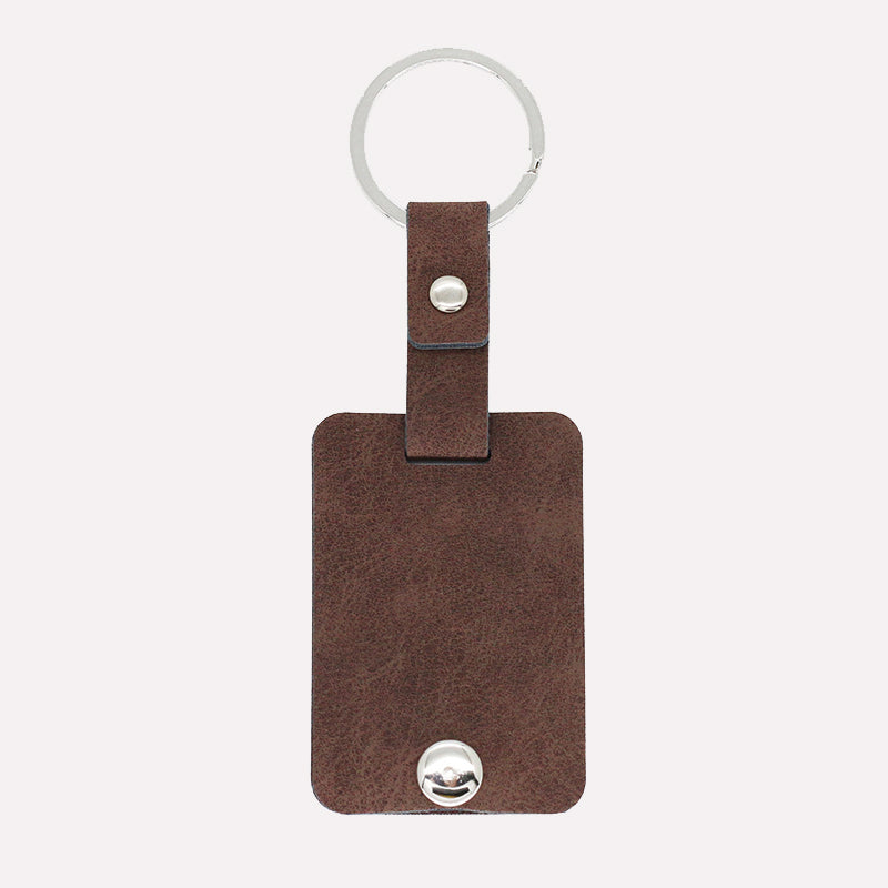 Personalized Photo Keychain - Man Accessory Leather Keychain