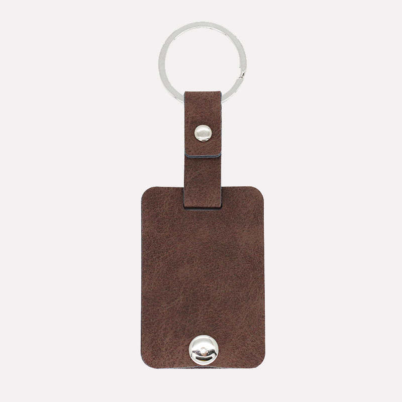 Personalized Photo Keychain - Man Accessory Leather Keychain