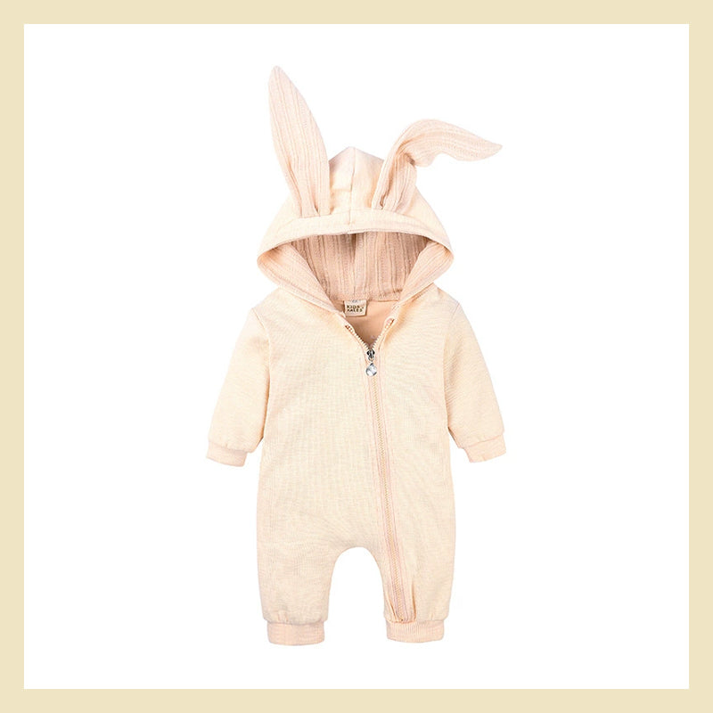 Personalized Multicolor Embroidered Name Bunny Ears Bodysuit