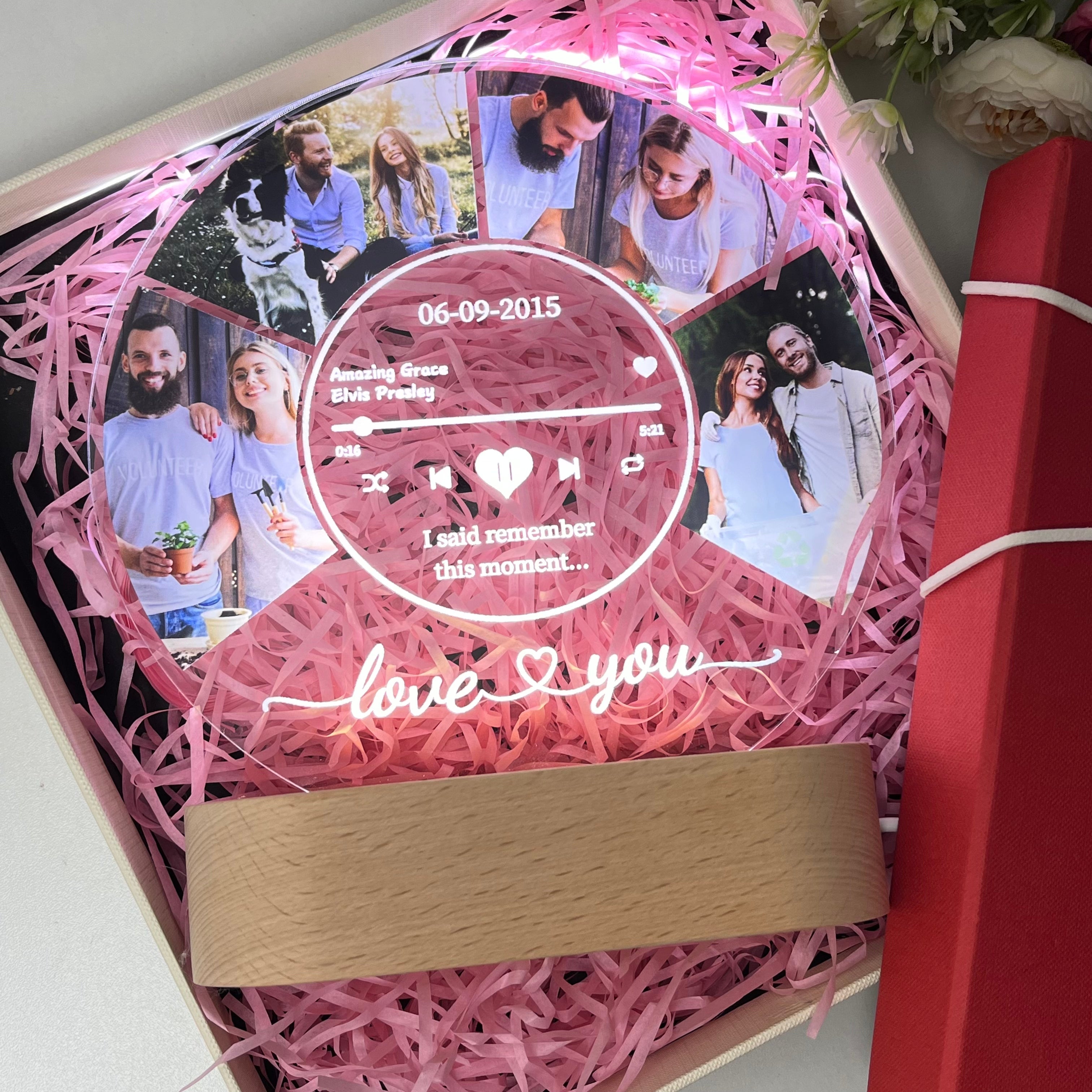 50%OFF⭐️Personalized Music Photo Night Light