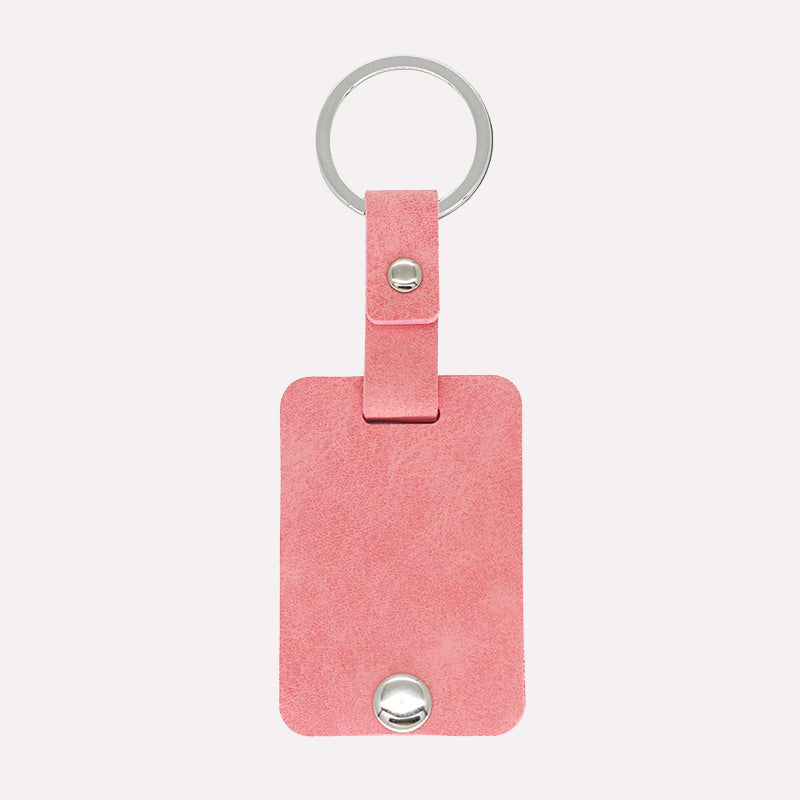 Personalized Photo Keychain - Man Accessory Leather Keychain