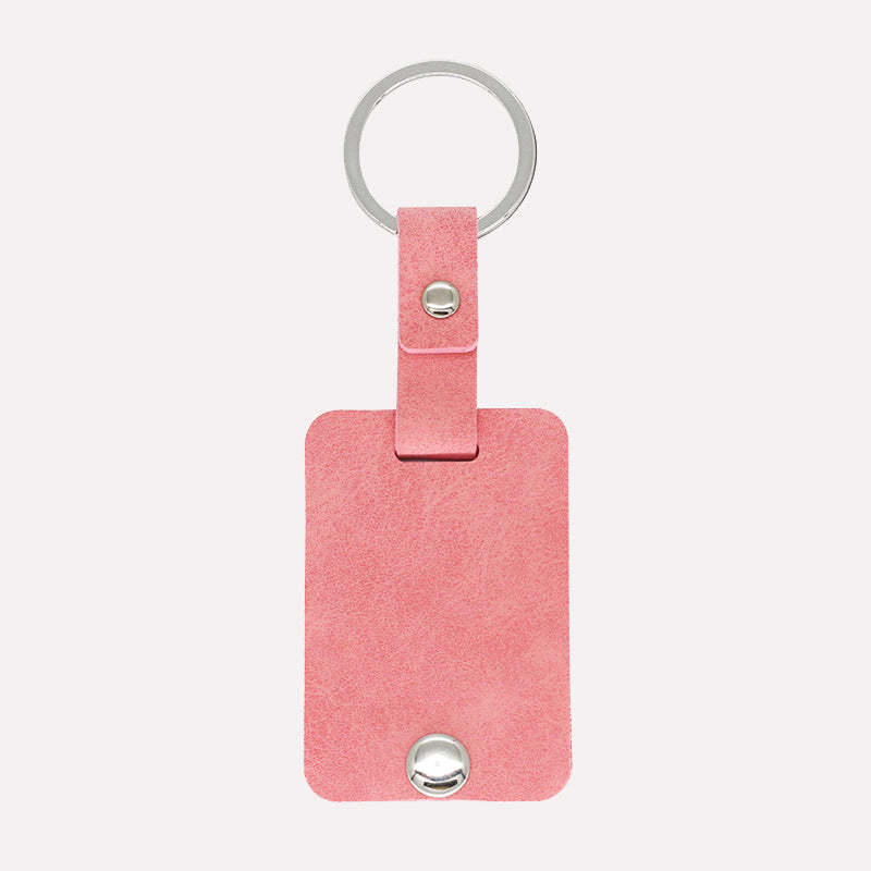 Personalized Photo Keychain - Man Accessory Leather Keychain