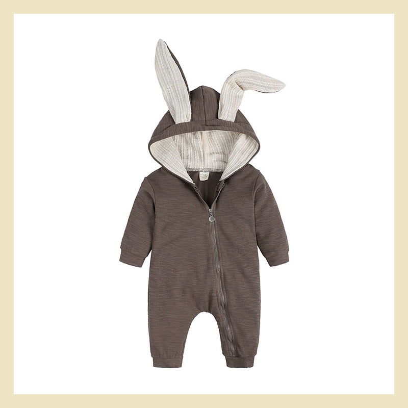 Personalized Multicolor Embroidered Name Bunny Ears Bodysuit