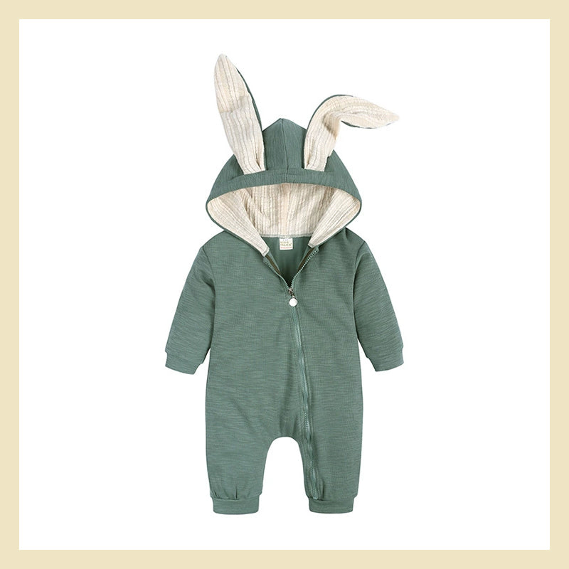 Personalized Multicolor Embroidered Name Bunny Ears Bodysuit