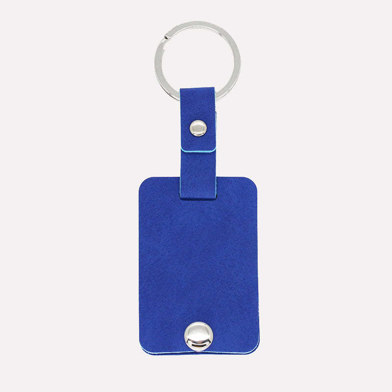 Personalized Photo Keychain - Man Accessory Leather Keychain