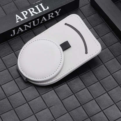 Personalized Leather Multifunctional Car Sunglasses Holder