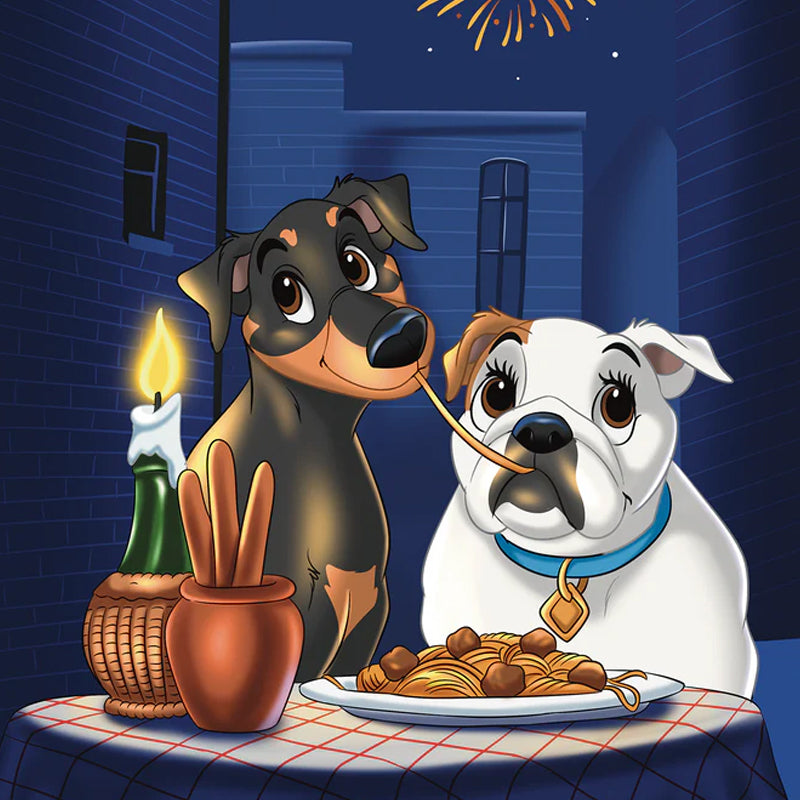 Custom Hand-Drawn Cartoon Pet Portrait