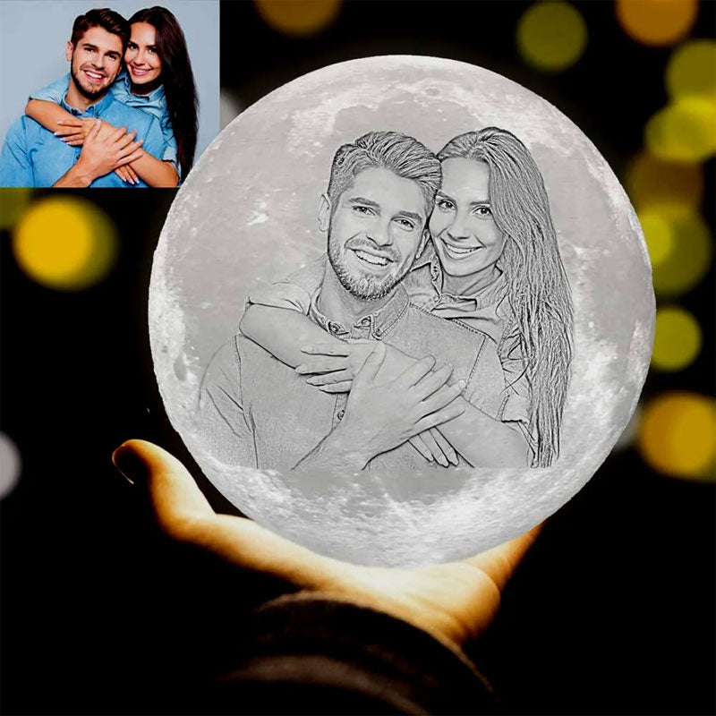 Personalized Photo Moon Lamp