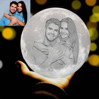 Personalized Photo Moon Lamp