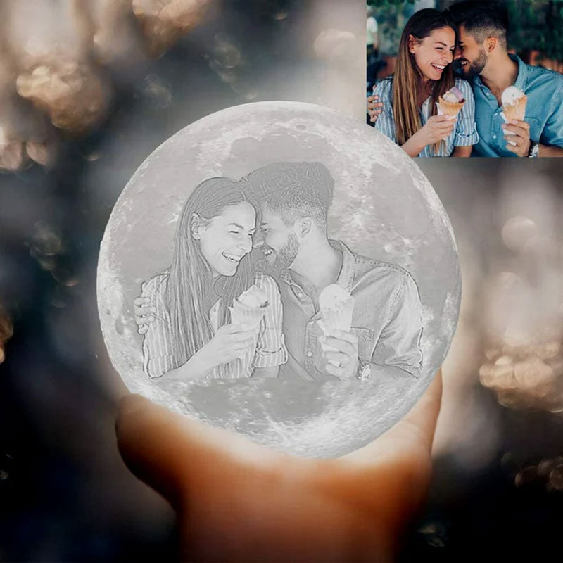 Personalized Photo Moon Lamp