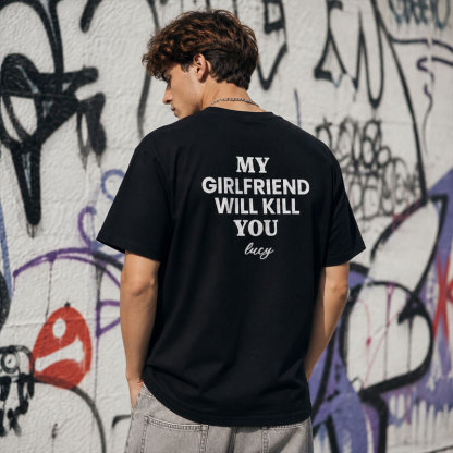Custom Name Funny Couple Warning T-Shirt