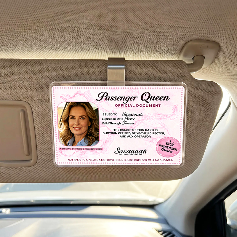 Personalized Passenger Queen Card– Forever Valid VIP Card