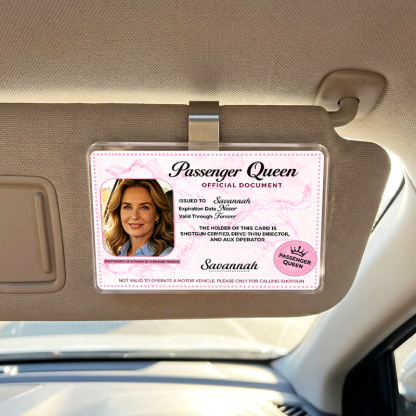 Personalized Passenger Queen Card– Forever Valid VIP Card