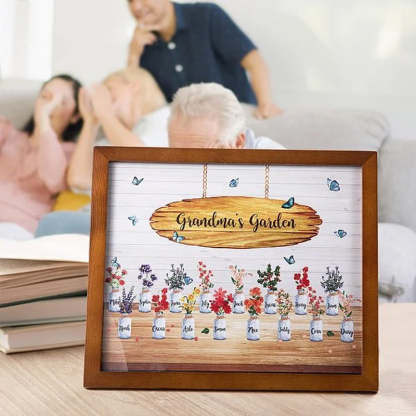 Personalized Family Birth Flower Frame