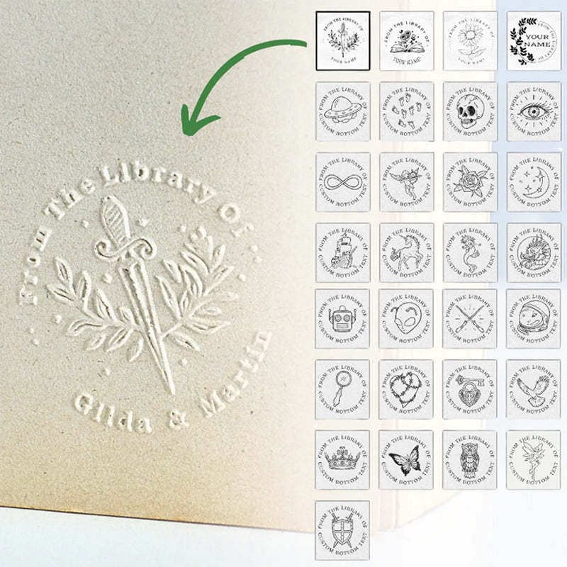 Personalized Book Embosser Clip