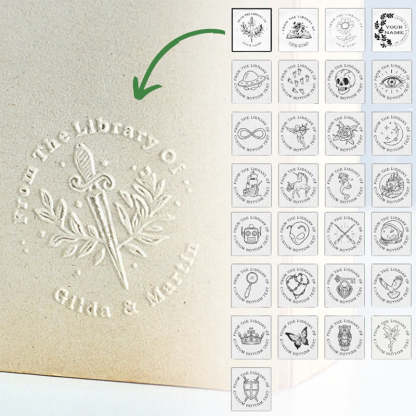 Personalized Book Embosser Clip