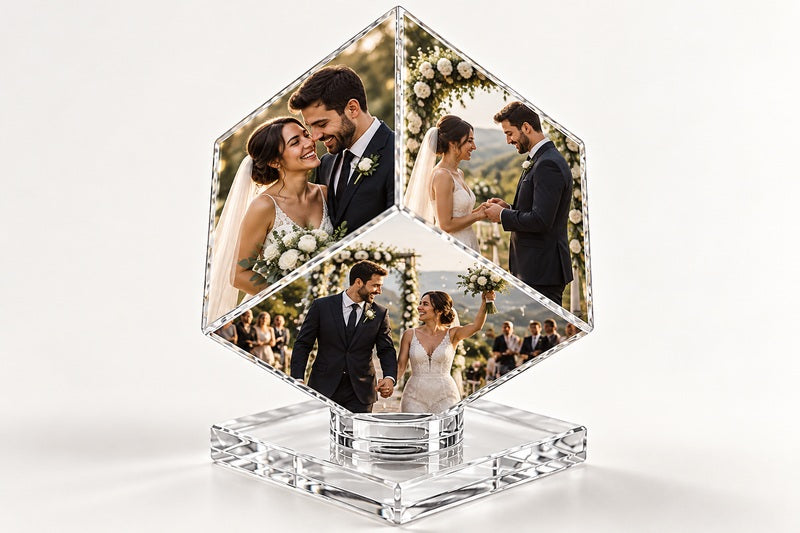 Transparent acrylic panel edges