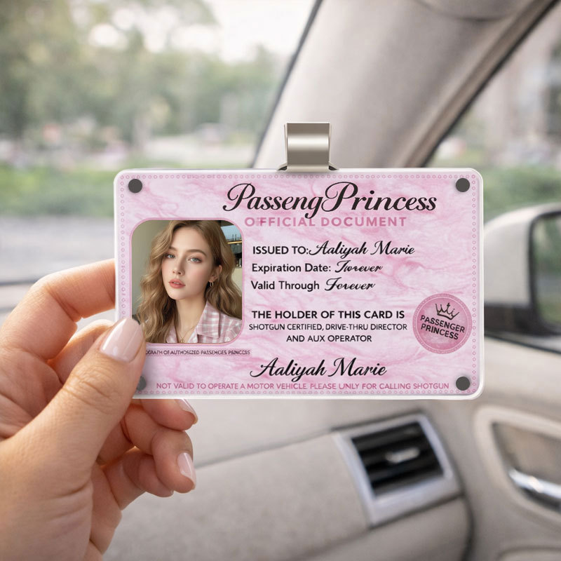 Personalized Passenger Princess Card– Forever Valid VIP Card
