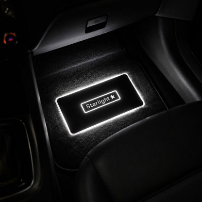 Personalized Passenger Princess LED Car Floor Mat – Custom Name Glow Plate Gift for Girlfriend & Wife
