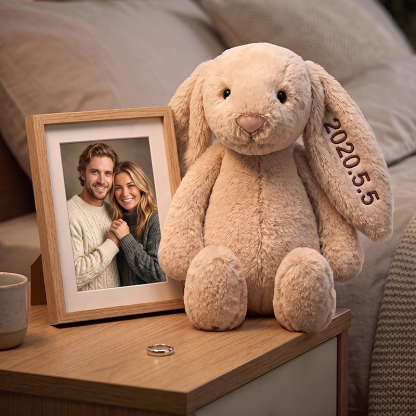 Personalized Bunny Plush– A Comfort Gift for Her