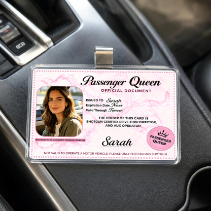 Personalized Passenger Queen Card– Forever Valid VIP Card