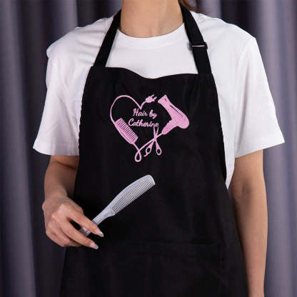 Personalized Hairstylist Pocket Apron 