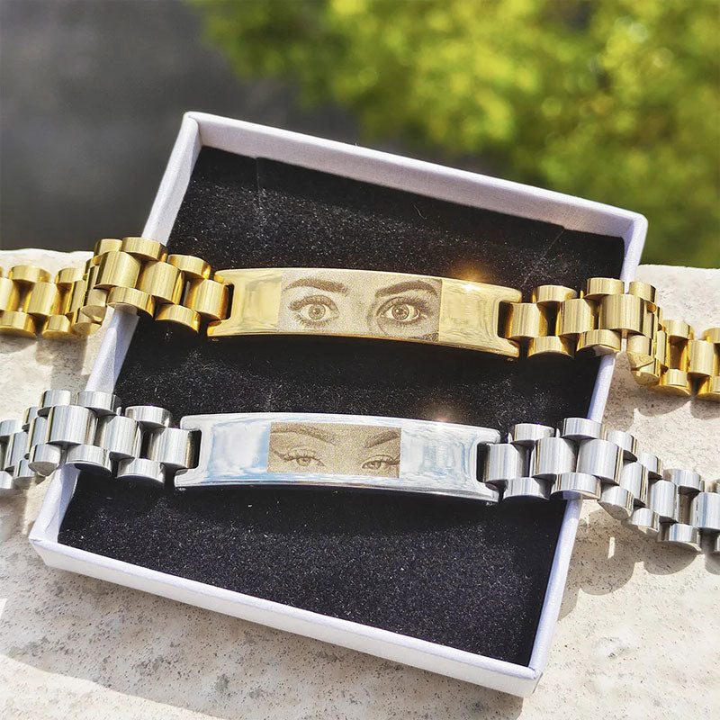 Custom Eyes Engravable Bracelet