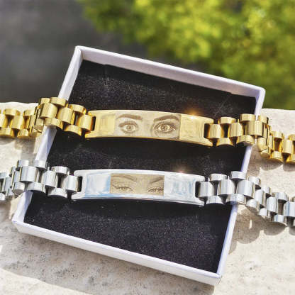 Custom Eyes Engravable Bracelet